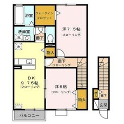 ローズコートNAGOMIの物件間取画像